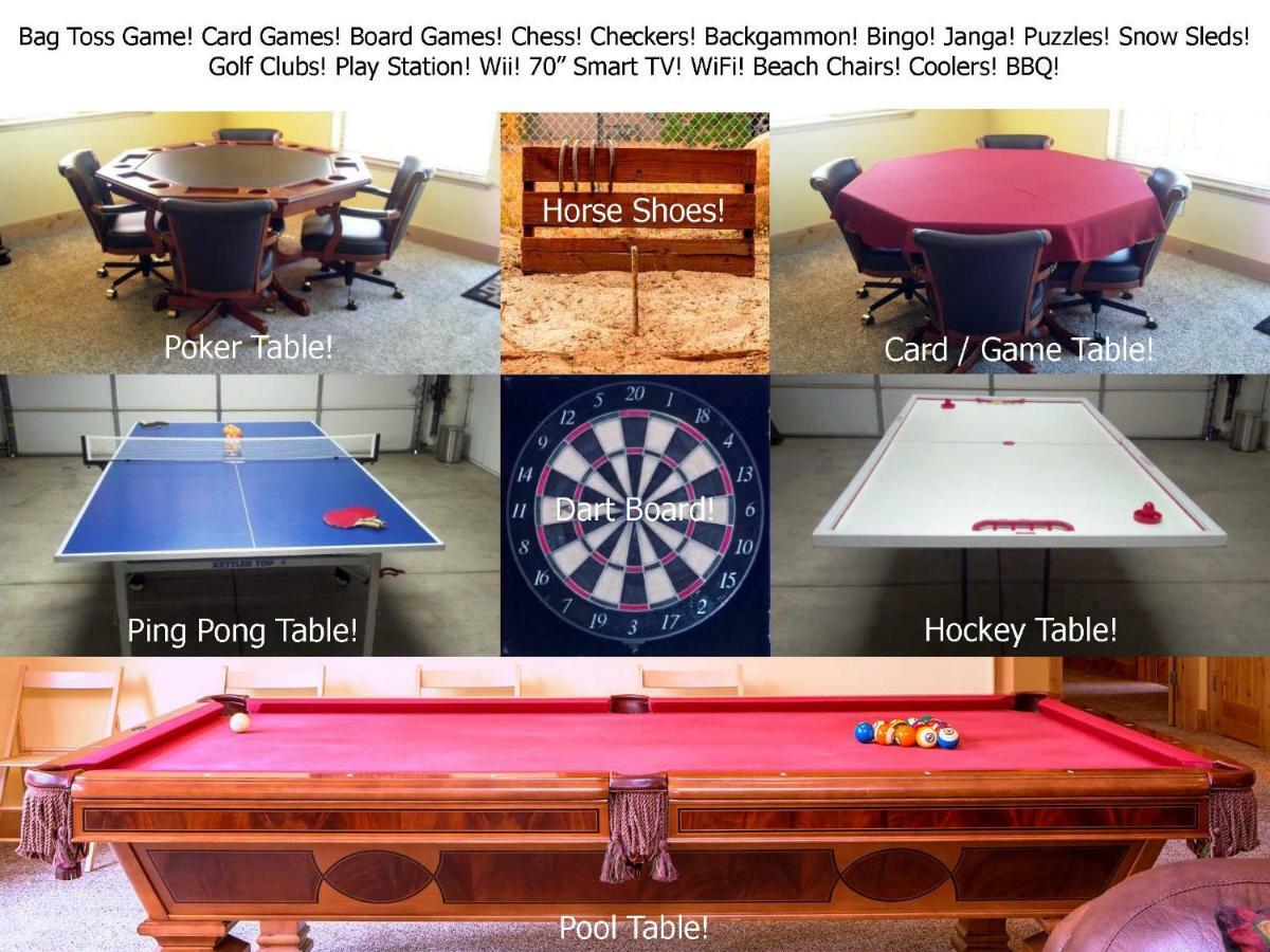 5-Star Luxury Tahoe Cabin! Great Location! Pool Table!Darts! Poker! Ping Pong! Games! South Lake Tahoe Dış mekan fotoğraf